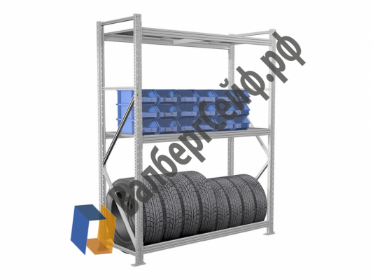Стеллаж MS Pro 200/90x60/3 яруса