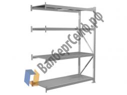Стеллаж MS Pro 300/120x60/3 яруса (доп. секция)